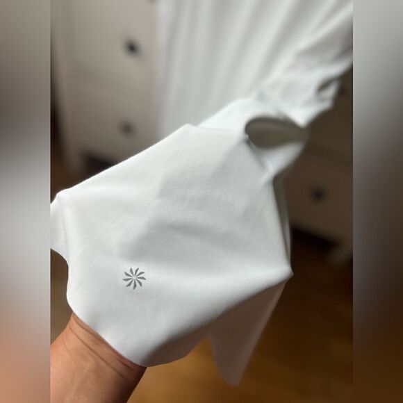 NWT ATHLETA Ace Tennis Dress in White Flare Short Pockets Athletic Size 3X /1X - Picture 14 of 17